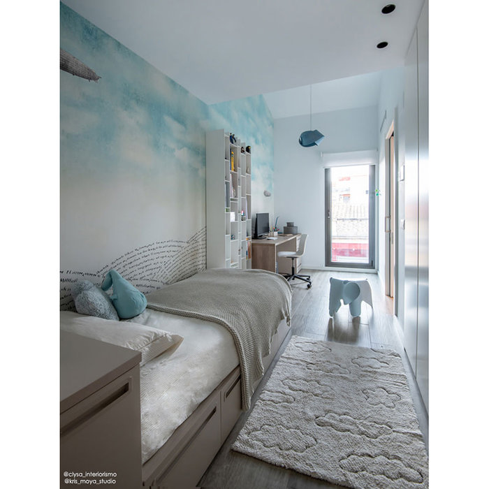 Lorena Canals Clouds XS -  wasbaar tapijt recycled  katoen 130 x 90 cm