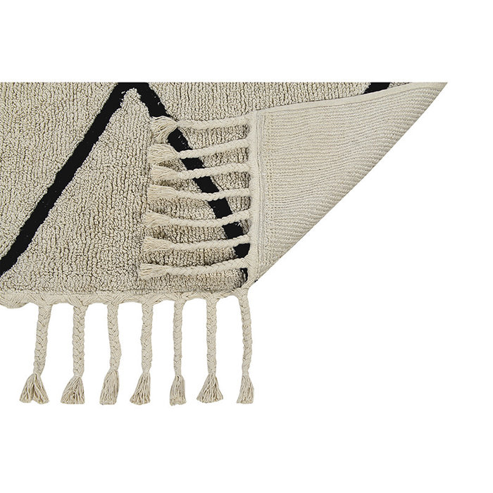 Lorena Canals Bereber Beige - Tapis en coton lavable 140 x200 cm