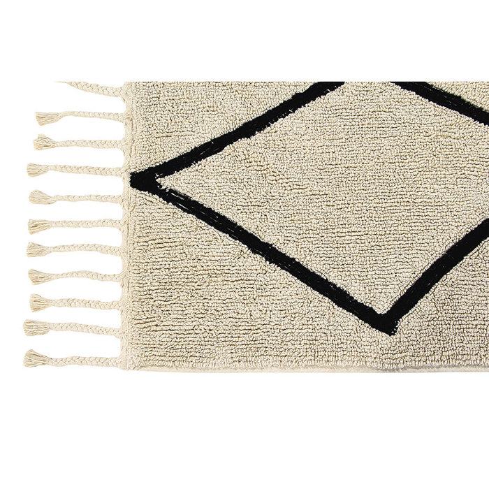 Lorena Canals Bereber Beige - Wasbaar tapijt katoen 140 x200 cm