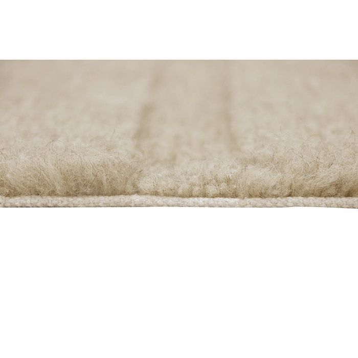 Lorena Canals Steppe Sheep Beige K - tapis en laine lavable 120 x 170 cm