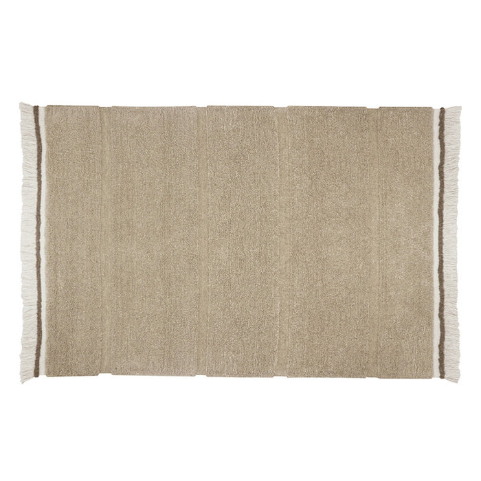 Lorena Canals Steppe Sheep Beige K - tapis en laine lavable 120 x 170 cm