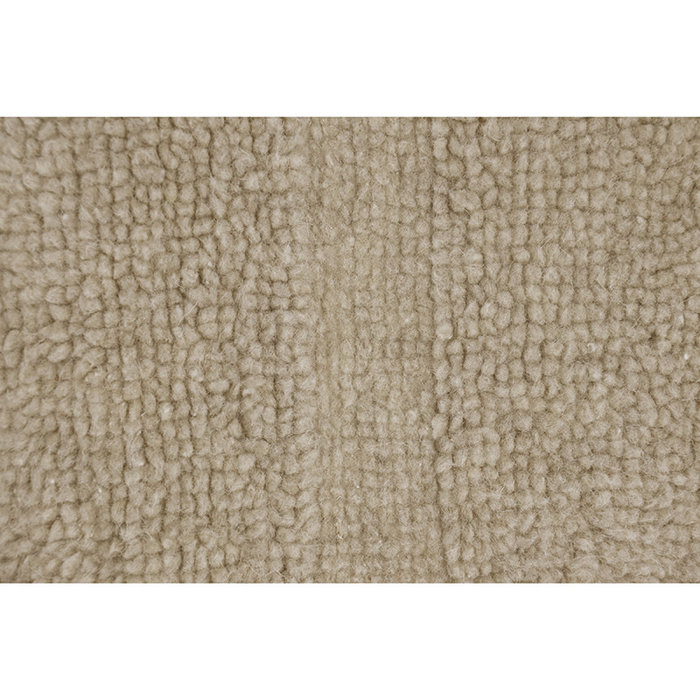 Lorena Canals Steppe Sheep Beige K - tapis en laine lavable 120 x 170 cm