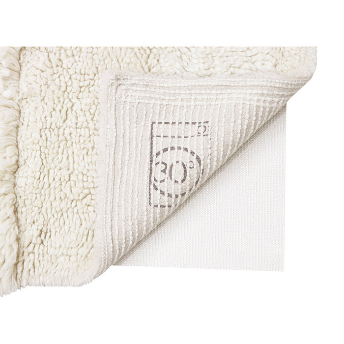 Lorena Canals Tundra Sheep White S - tapis en laine lavable 80 x 140 cm