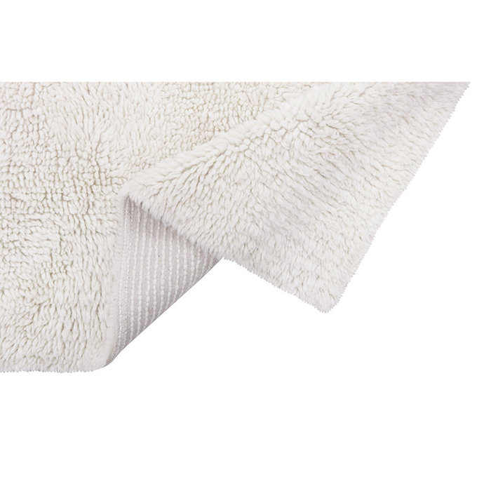 Lorena Canals Tundra Sheep White S  - wasbaar tapijt wol 80 x 140 cm