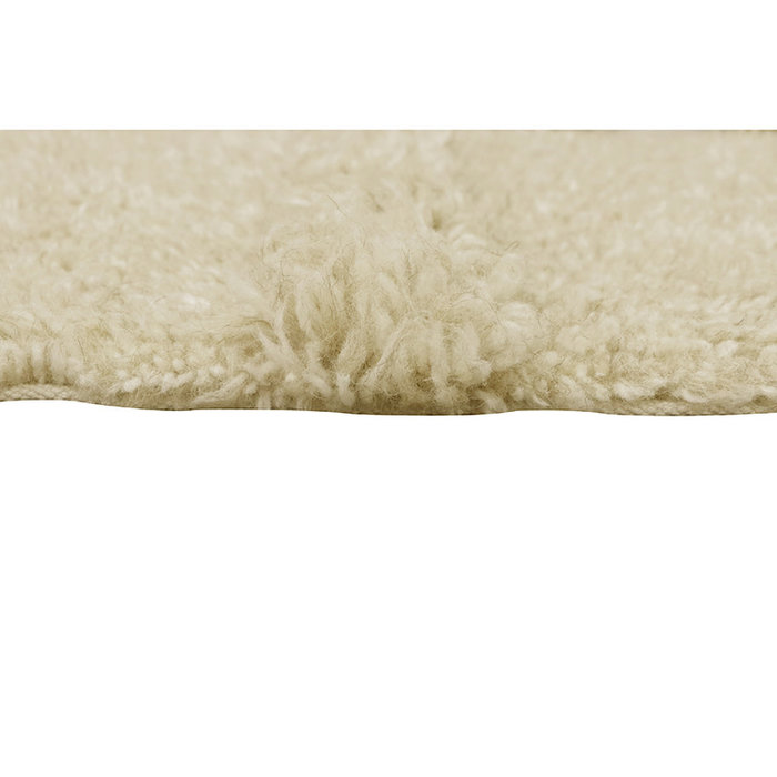 Lorena Canals Tundra Blended Sheep Beige S - tapis en laine lavable 80 x 140 cm