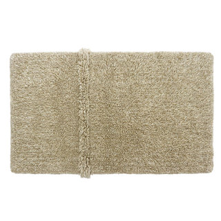 Lorena Canals Tundra Blended Sheep Beige S -  wasbaar tapijt wol 80 x 140 cm