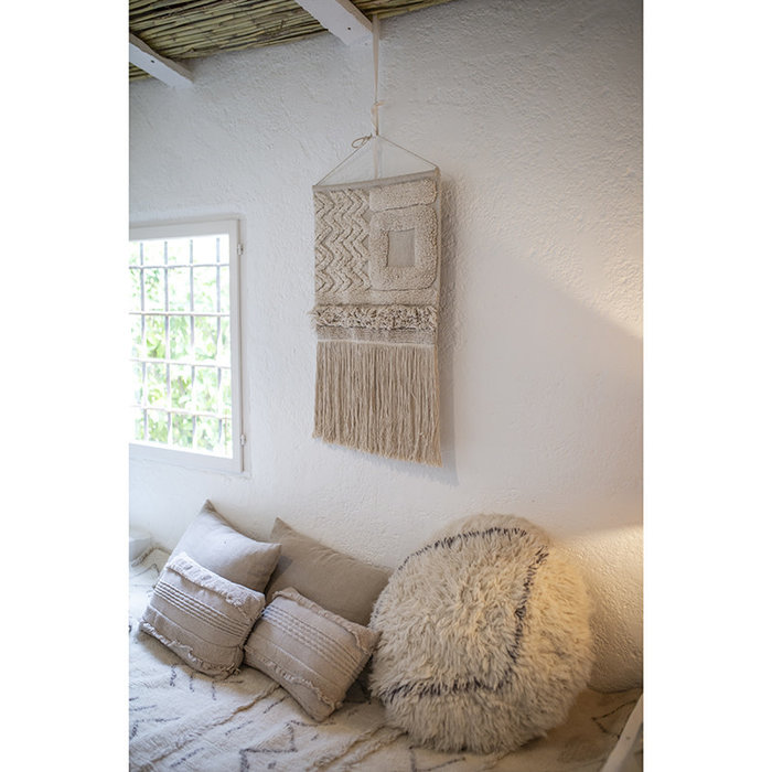 Lorena Canals Bereber Soul - wasbare  pouf wol Ø 70 cm