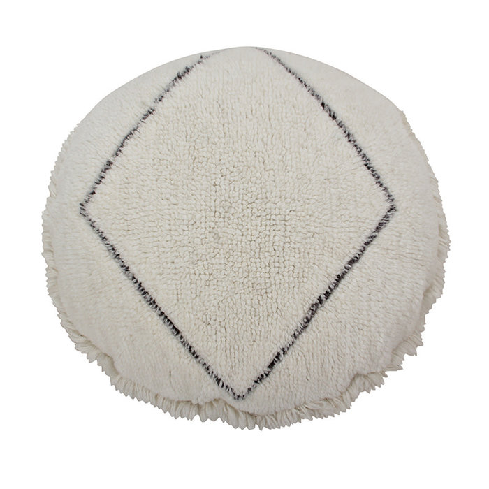 Lorena Canals Bereber Soul - pouf lavable en laine Ø 70 cm