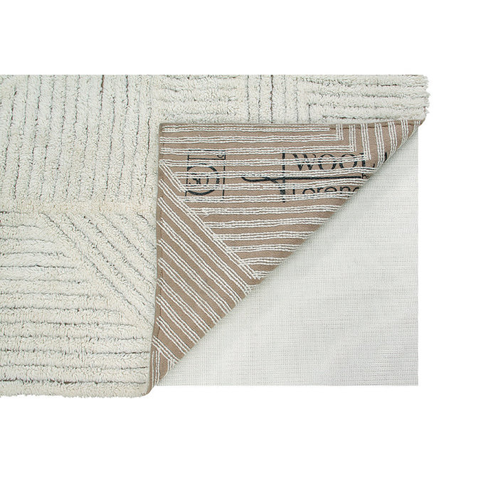 Lorena Canals Almond Valley L - tapis en laine lavable 170 x 240 cm