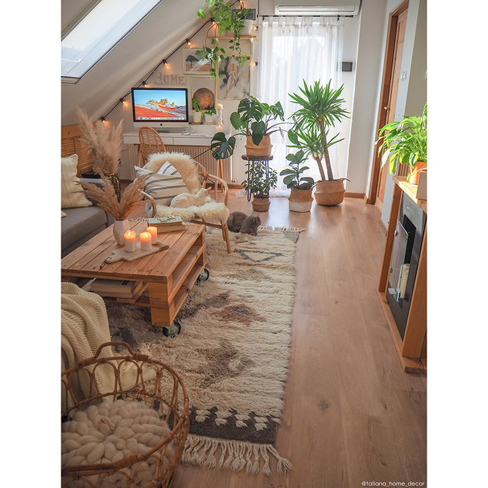 Lorena Canals Tuba M - tapis en laine lavable 140 x 200 cm