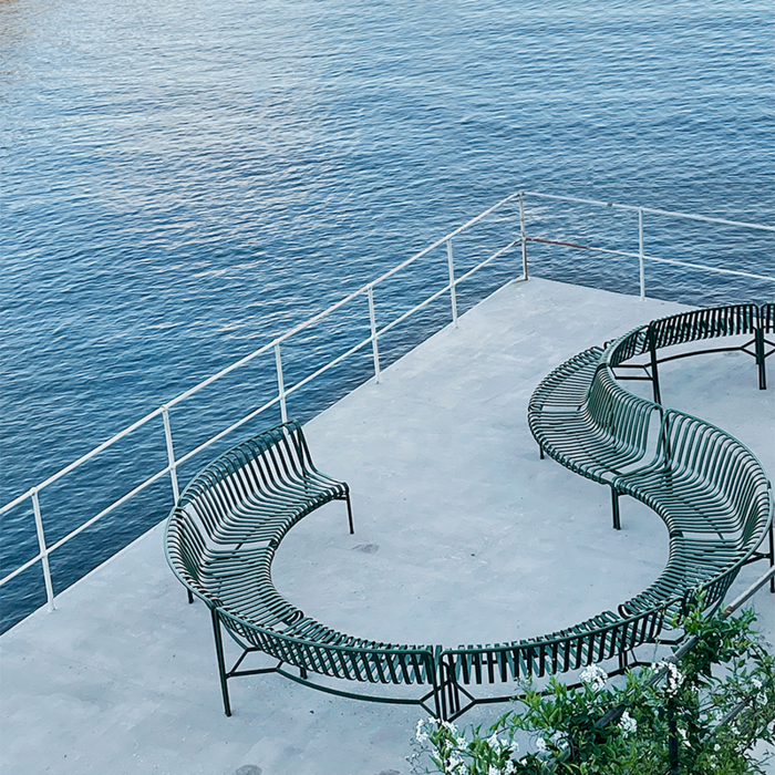 HAY Palissade park dining bench in-out starter set - HAY