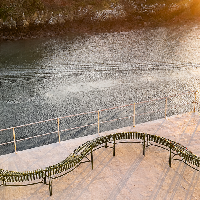 HAY Palissade park dining bench in-out starter set - HAY