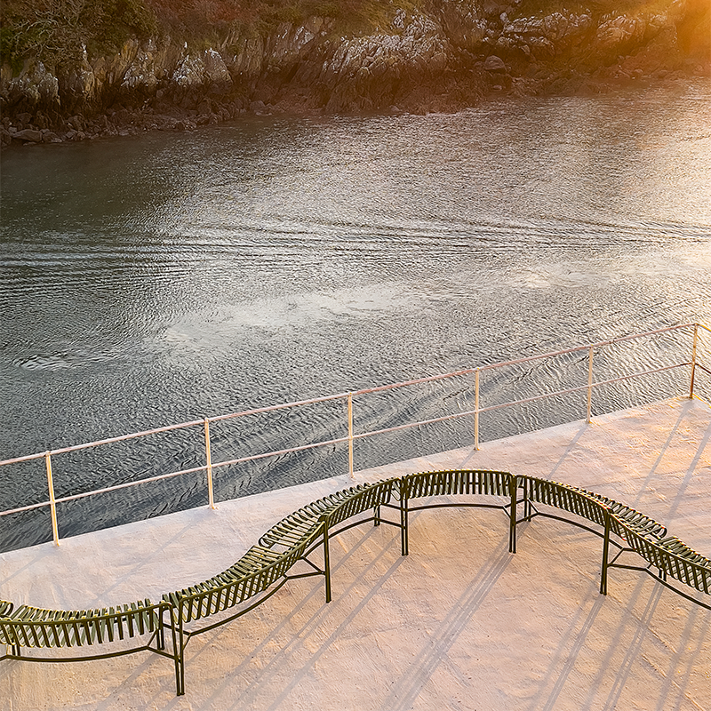 HAY Palissade park dining zitbank in-out starter set - HAY