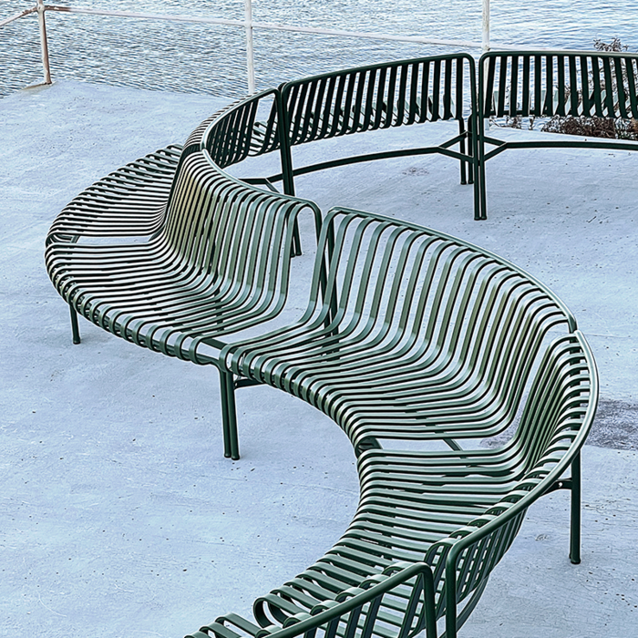 HAY Palissade park dining bench in-out starter set - HAY