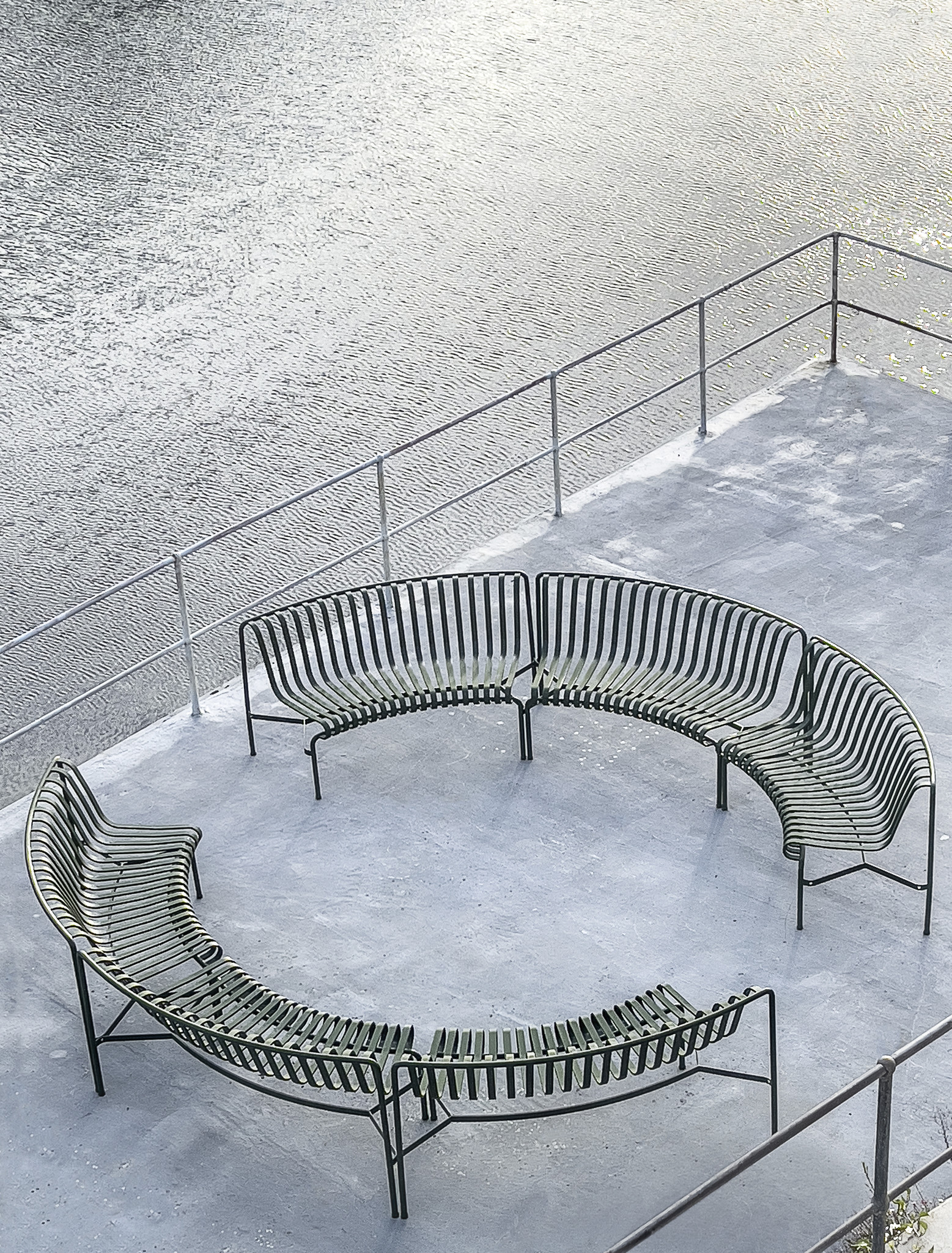 HAY Banc de repas Palissade Park-in-add-on - HAY