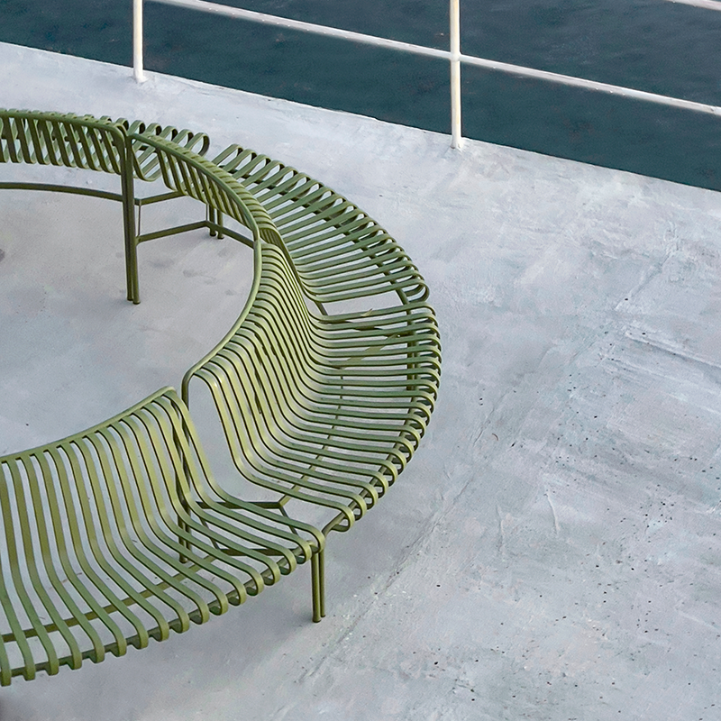HAY Banc de repas Palissade Park-out-add-on - HAY