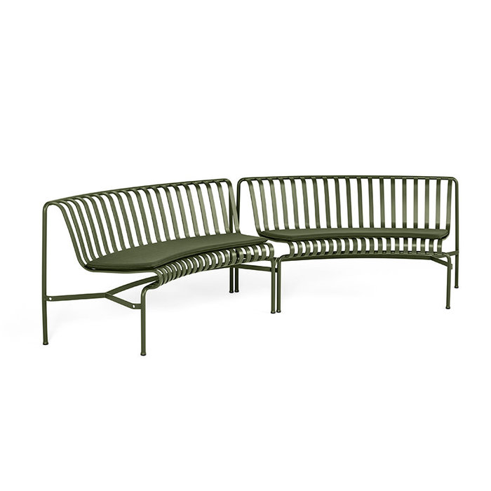 HAY Seat cushions - Palissade park dining  bench  in-in