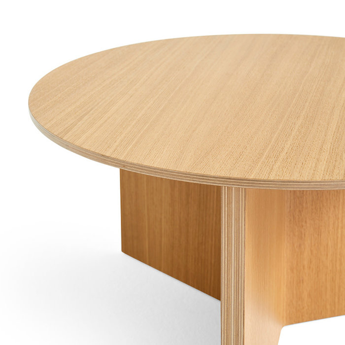 HAY Slit table Wood XL - Ø 65 x H 35,5 cm