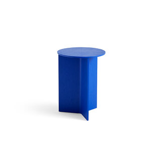 Slit Table Wood High -Ø 35 x H 47 cm