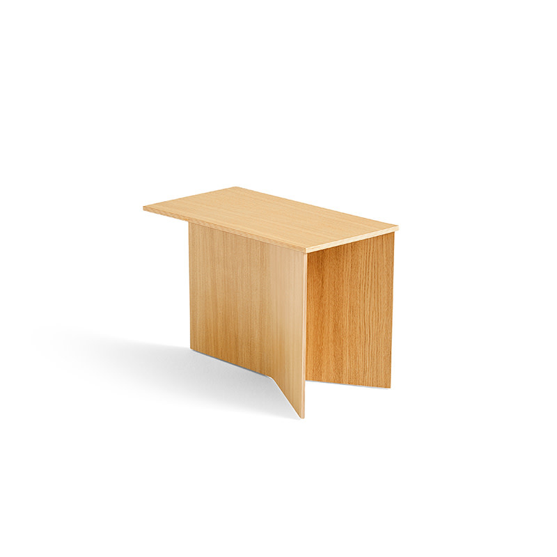 HAY Slit Table Wood Oblong - L 49,3 x B 27,5 x H 35,5 cm