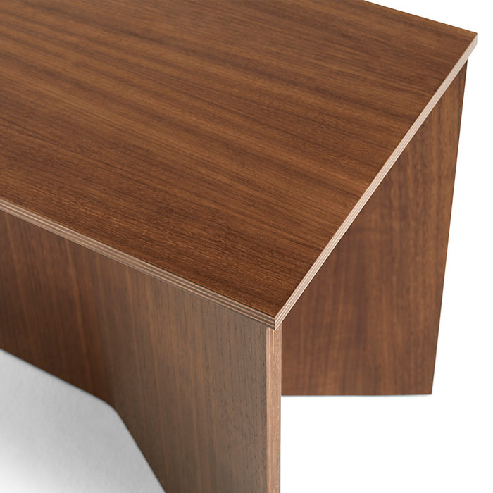 HAY Slit Table Wood Oblong - L 49,3 x B 27,5 x H 35,5 cm