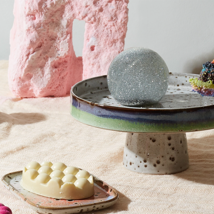 HKliving Schaal met voet Comet  - ACE7131