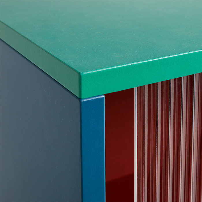 HAY Colour cabinet tall Multi  with Glass doors - Muller Van Severen