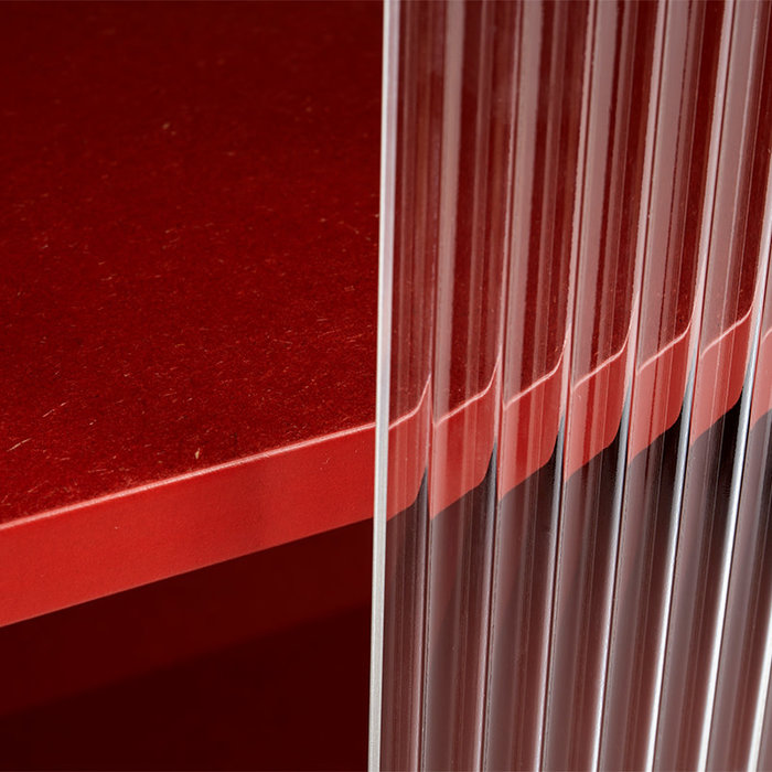 HAY Colour cabinet tall Multi  with  Glass doors