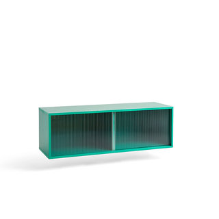 HAY Colour wall cabinet M - Dark mint - Muller Van Severen