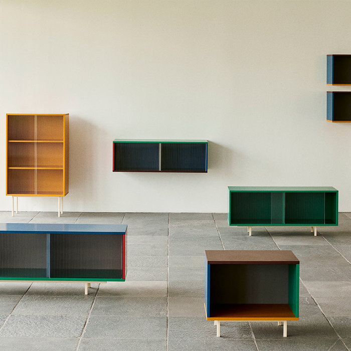 HAY Colour wall cabinet M Dark mint- Muller Van Severen