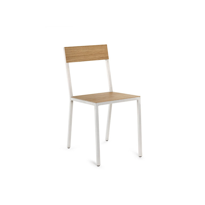 Valerie Objects Alu chair oak - Muller Van Severen
