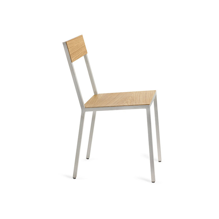 Valerie Objects Alu chair oak - Muller Van Severen
