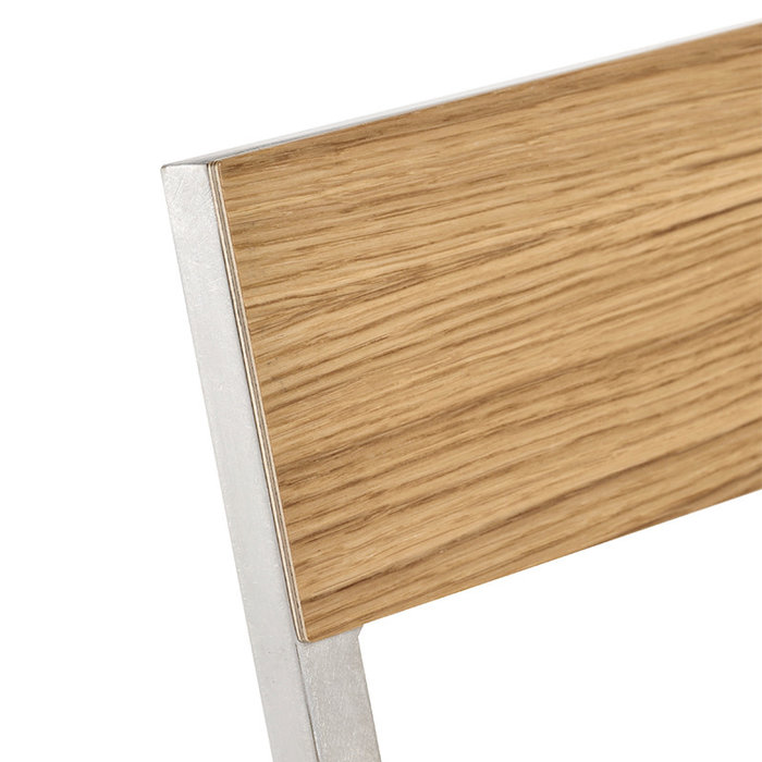 Valerie Objects Alu chair oak - Muller Van Severen