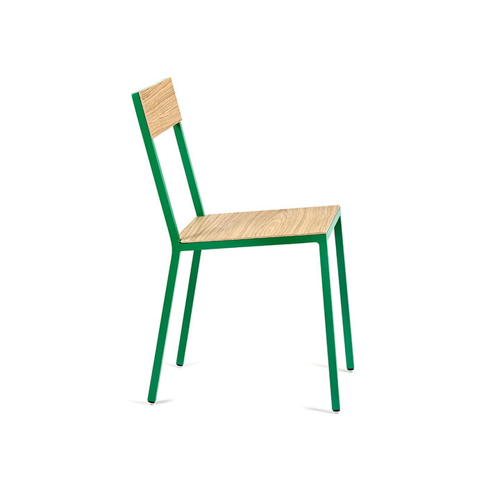 Valerie Objects Chaise Alu chêne - Muller Van Severen