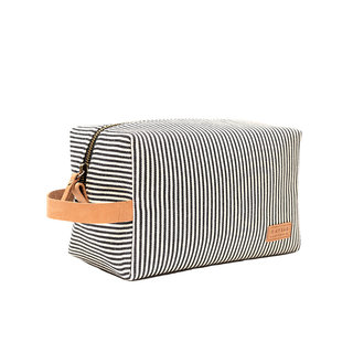 O MY BAG Trousse de Toilette Ted Coton/Camel Hunter Cuir - Large