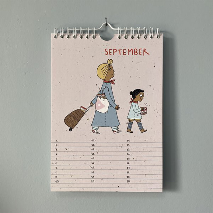 Other brands Eva Mouton - Calendrier des anniversaires 'Home'