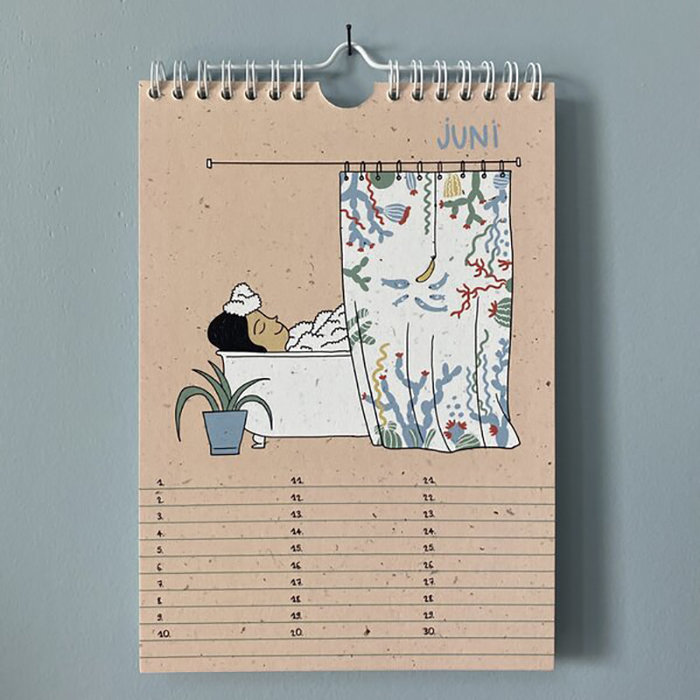 Other brands Eva Mouton - Calendrier des anniversaires 'Home'