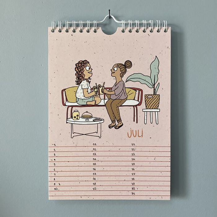 Other brands Eva Mouton - Calendrier des anniversaires 'Home'