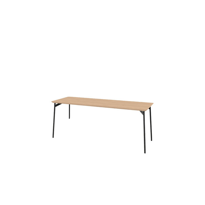 Studio Henk Rectangular Flyta table  - natural light oak tabletop