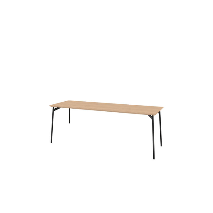 Studio Henk Rectangular Flyta table  - natural light oak tabletop