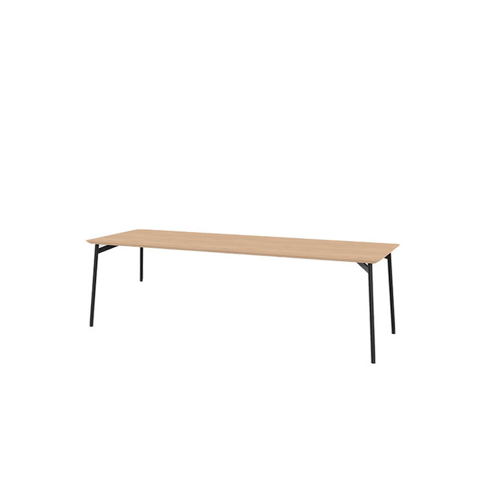 Studio Henk Rectangular Flyta table  - natural light oak tabletop