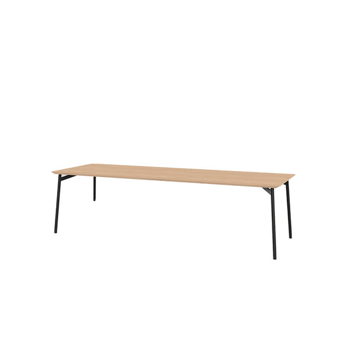 Studio Henk Rectangular Flyta table  - natural light oak tabletop