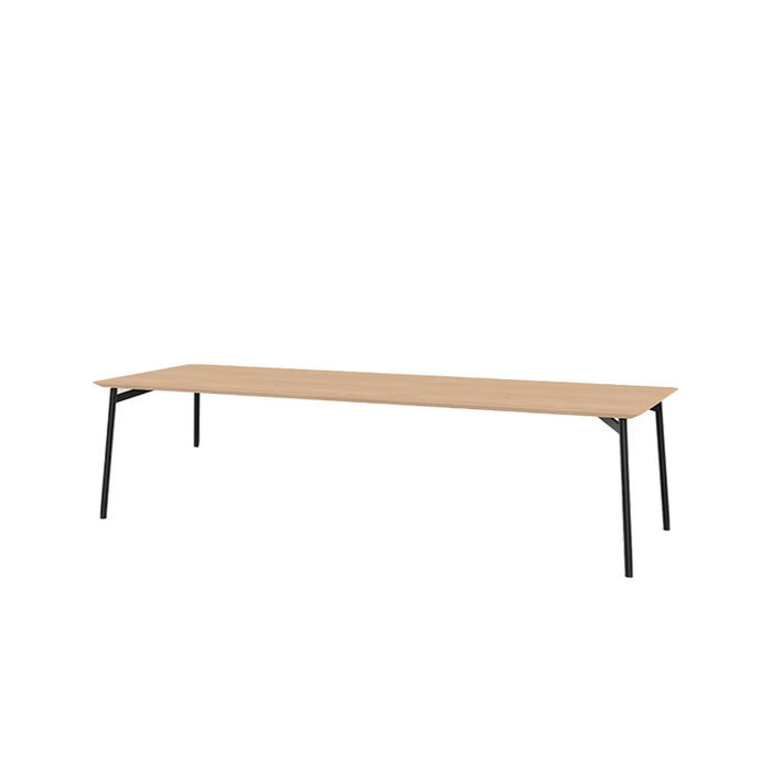 Studio Henk Rectangular Flyta table  - natural light oak tabletop