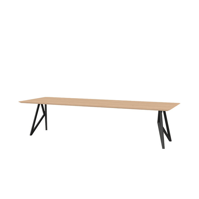 Studio Henk Rectangular butterfly  table  - natural light oak tabletop
