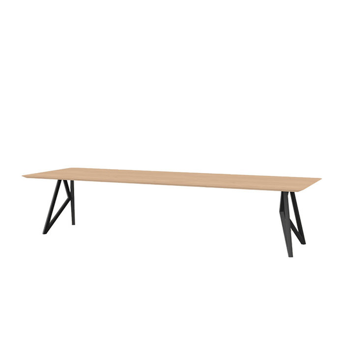 Studio Henk Rectangular butterfly  table  - natural light oak tabletop