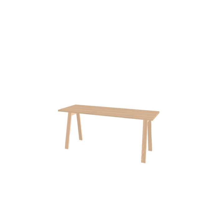 Studio Henk Rectangular legno table  - natural light oak tabletop