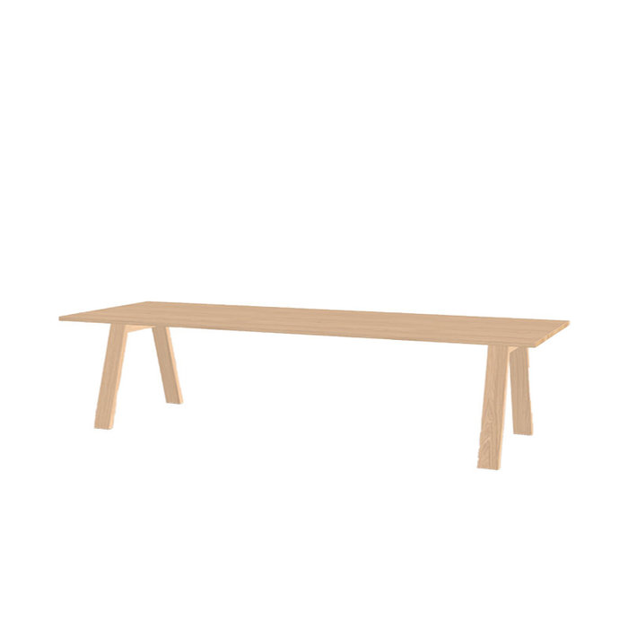 Studio Henk Rectangular legno table  - natural light oak tabletop