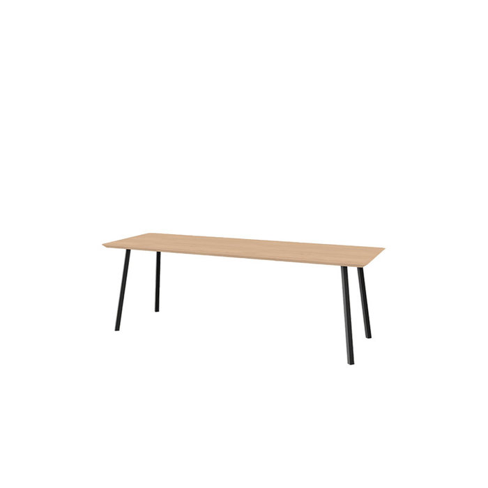 Studio Henk Table new classic rectangulaire - plateau en chêne clair naturel