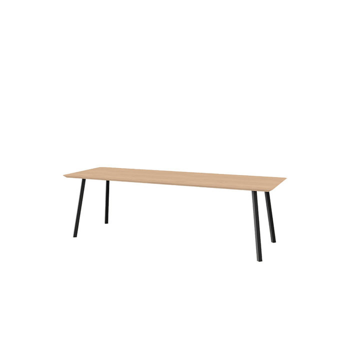 Studio Henk Rectangular new classic table - natural light oak tabletop