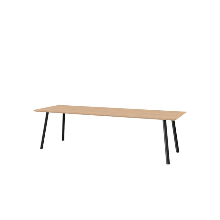 Studio Henk Rectangular new classic table - natural light oak tabletop